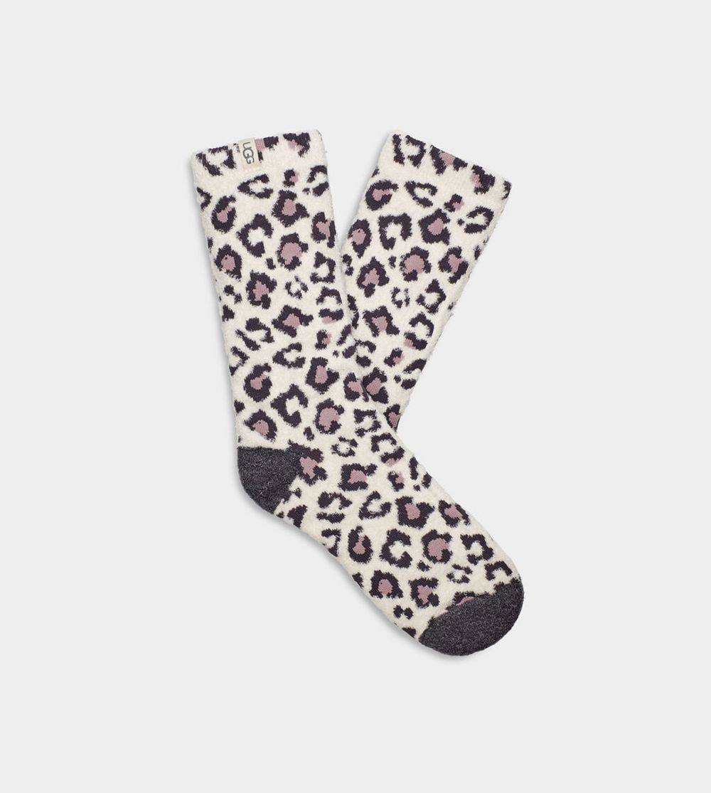 Ugg Socks Canada - Ugg Women's Leslie Graphic Crew Leopard